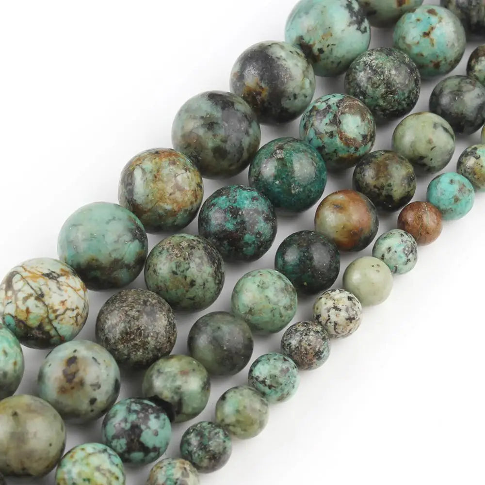 Stone Beads Round Turquoise Howlite Jasper Styles for DIY Jewelry Making