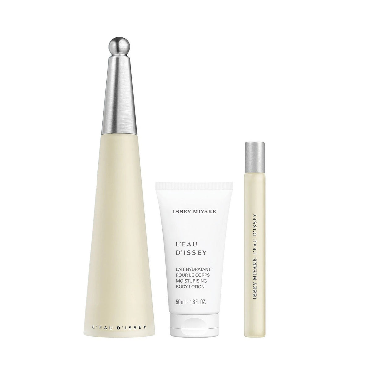 Issey Miyake 3 Pcs Set For Women: 3.3 Eau De Toilette Spray + 0.33 Eau De Toilette Spray + 1.6 Body Lotion
