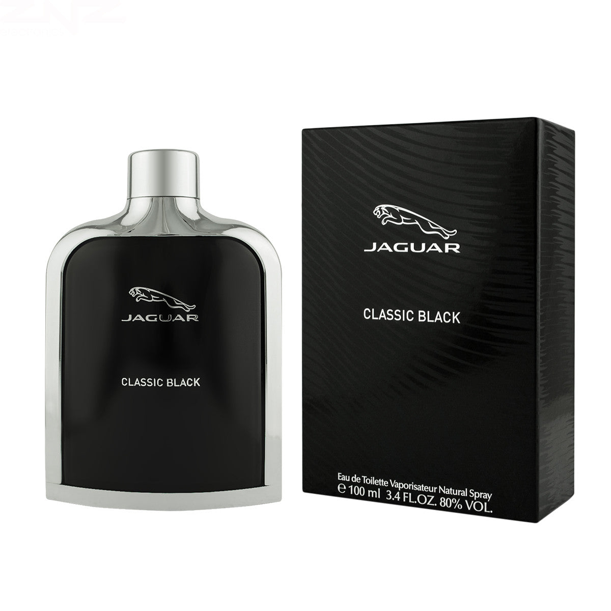 Jaguar Classic Black Eau de Toilette 3.4 oz Men's Cologne Fragrance Spray