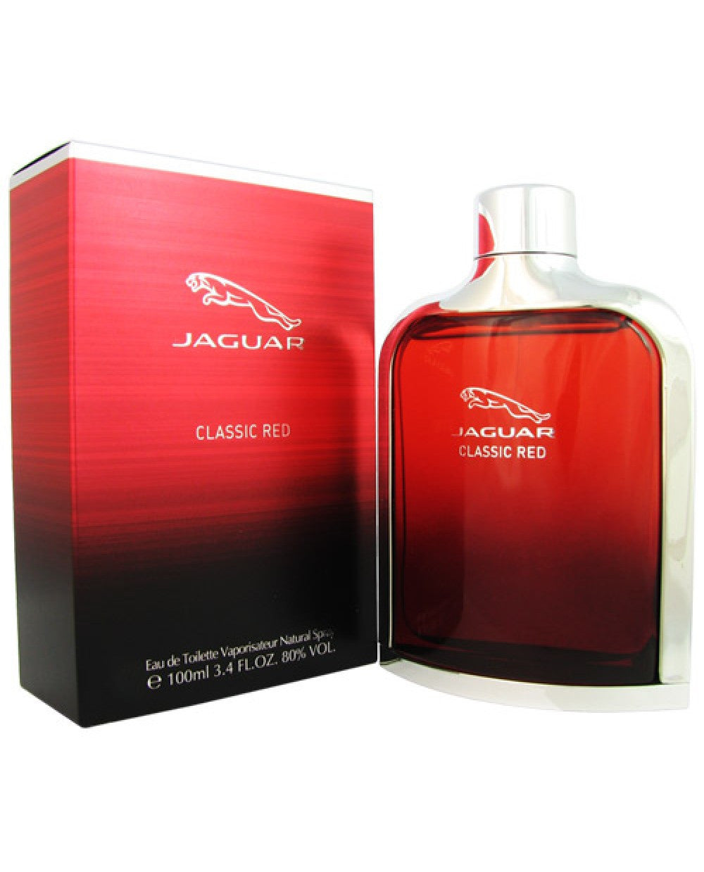 Jaguar Classic Red Eau de Toilette 3.4 oz Men's Cologne Fragrance Spray