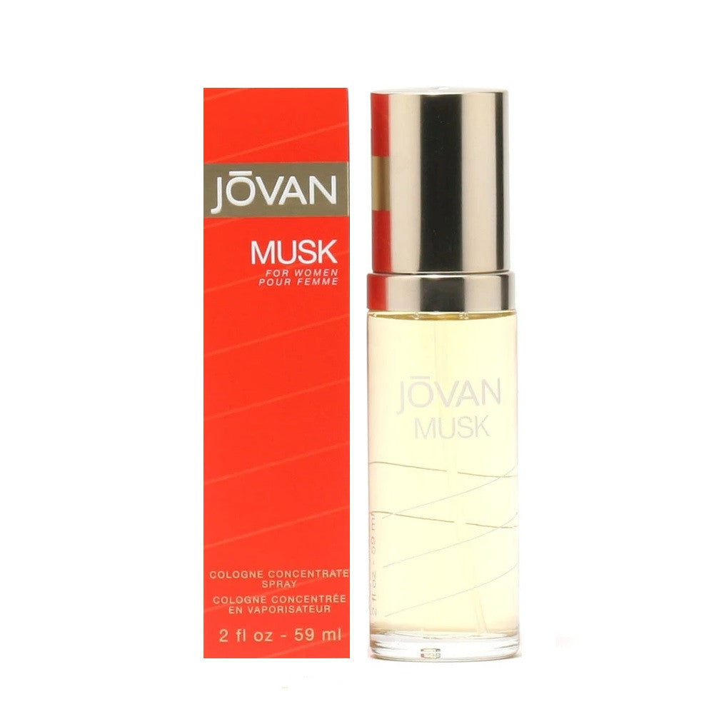 Jovan Musk Cologne Concentrate Cologne 2 oz Women's Fragrance Spray