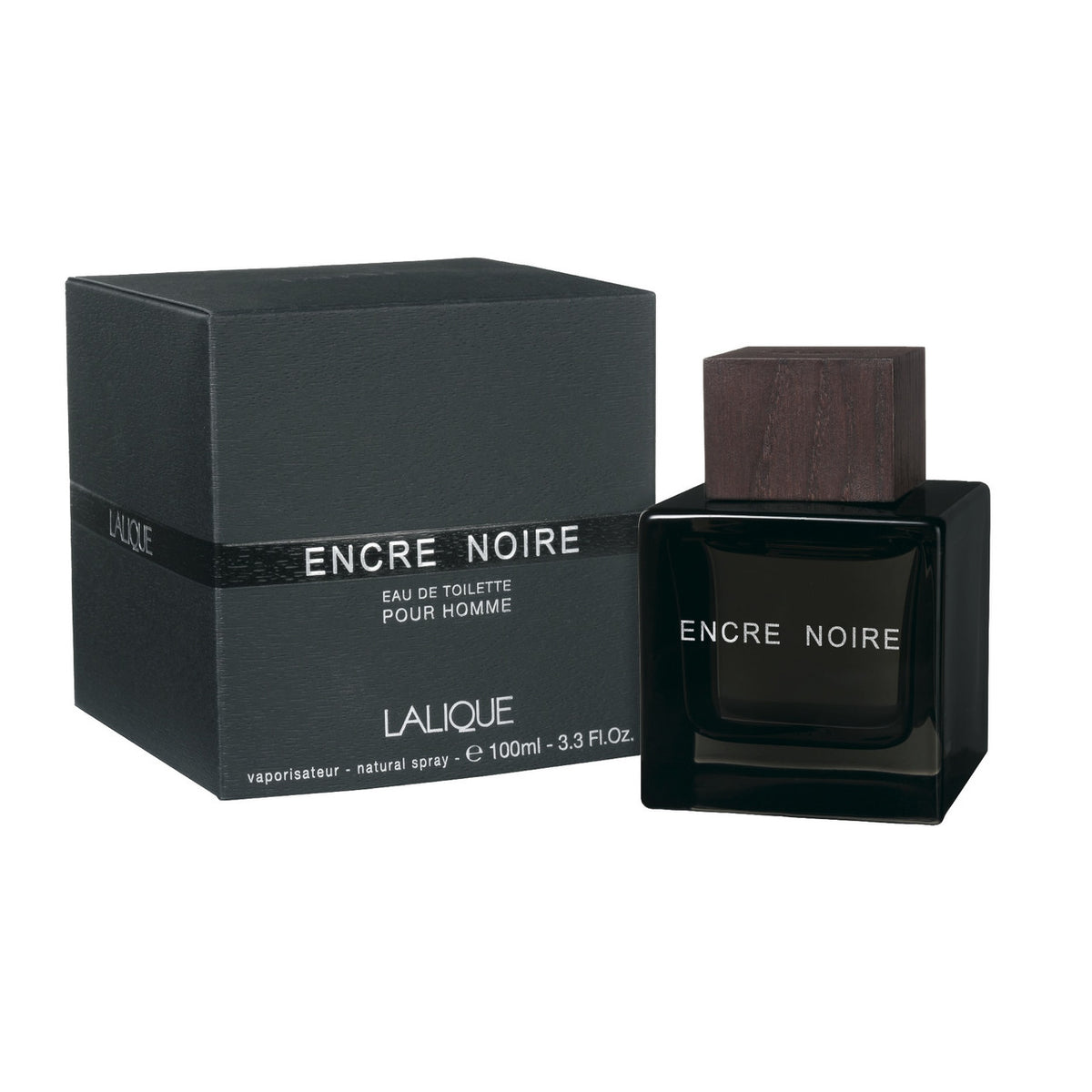 Lalique Encre Noire Eau de Toilette 3.3 oz Men's Cologne Fragrance Spray