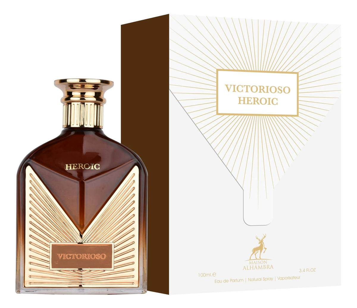 Alhambra Victorioso Heroic 3.4 Eau De Parfum Spray For Men