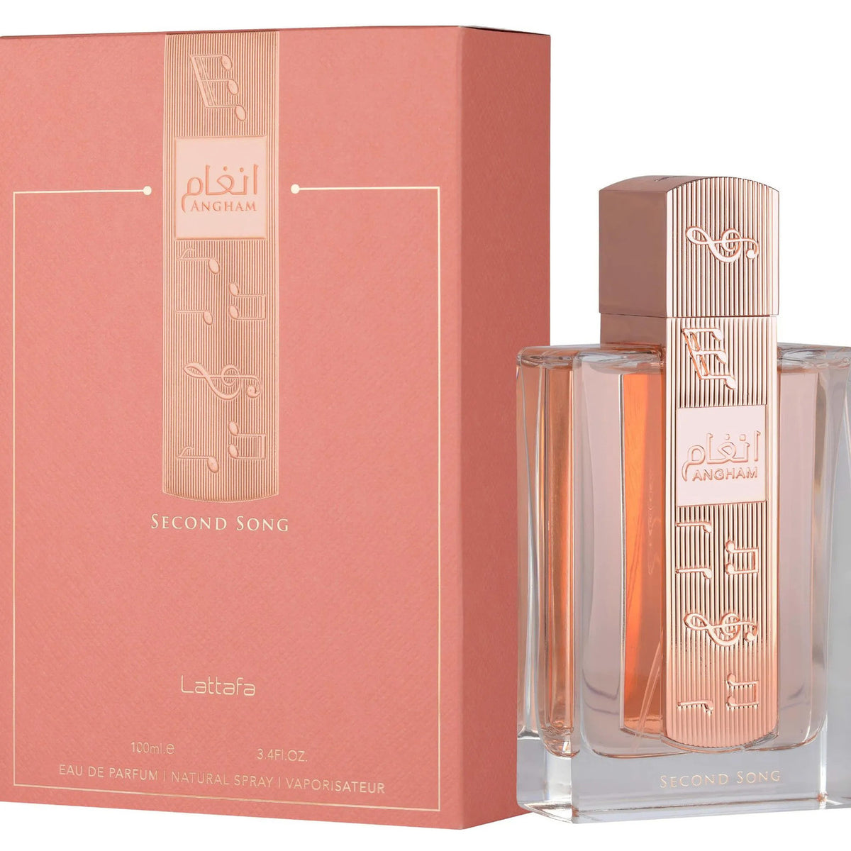 Lattafa Angham Second Song Eau de Parfum 3.4 oz Unisex Fragrance Spray