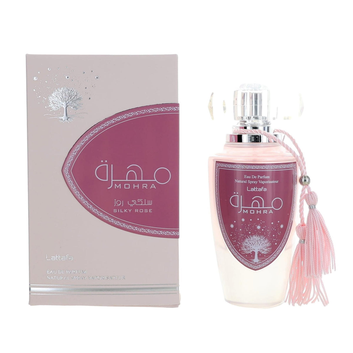 Lattafa Mohra Silky Rose Eau de Parfum 3.4 oz Women's Fragrance Spray