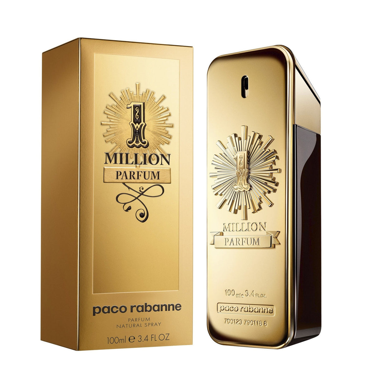 Paco Rabanne 1 Million Parfum 3.4 oz Men's Cologne Fragrance Spray