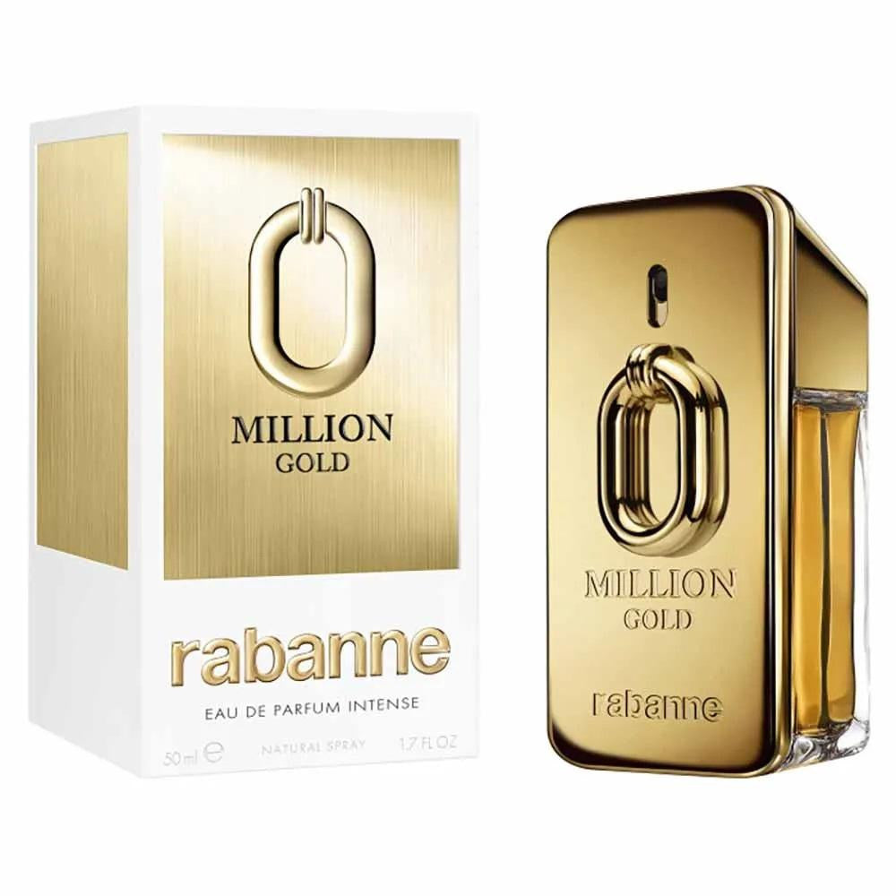 Paco Rabanne Million Gold 1.7 Eau De Parfum Intense Spray For Men