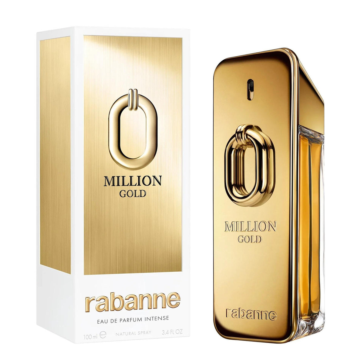 Paco Rabanne Million Gold 3.4 Eau De Parfum Intense Spray For Men