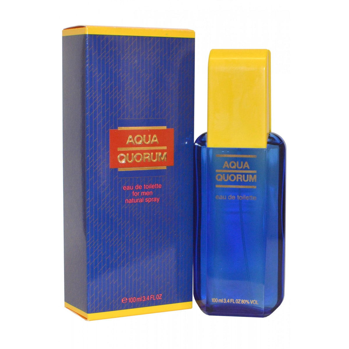 Puig Aqua Quorum Eau de Toilette 3.4 oz Men's Cologne Fragrance Spray