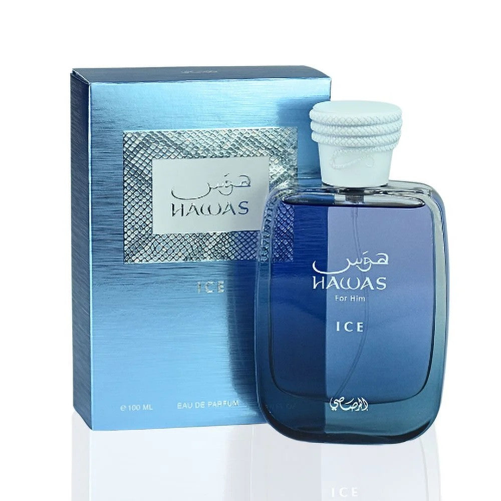 Rasasi Hawas Ice Eau de Parfum 3.38 oz Men's Cologne Fragrance Spray