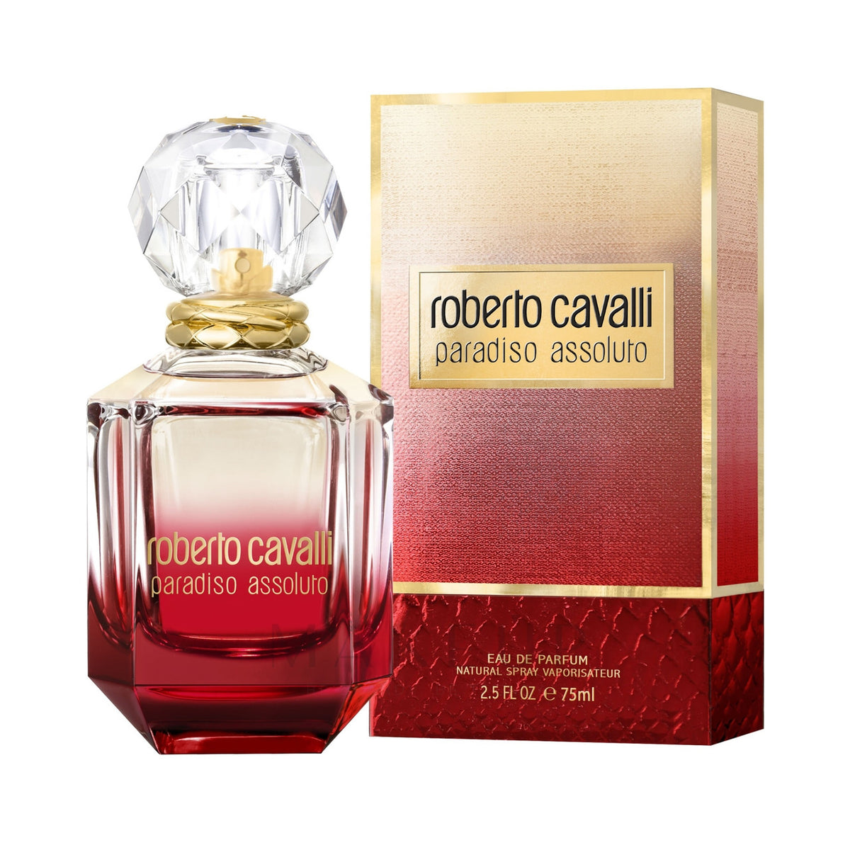 Roberto Cavalli Paradiso Assoluto 2.5 Eau De Parfum Spray For Women.