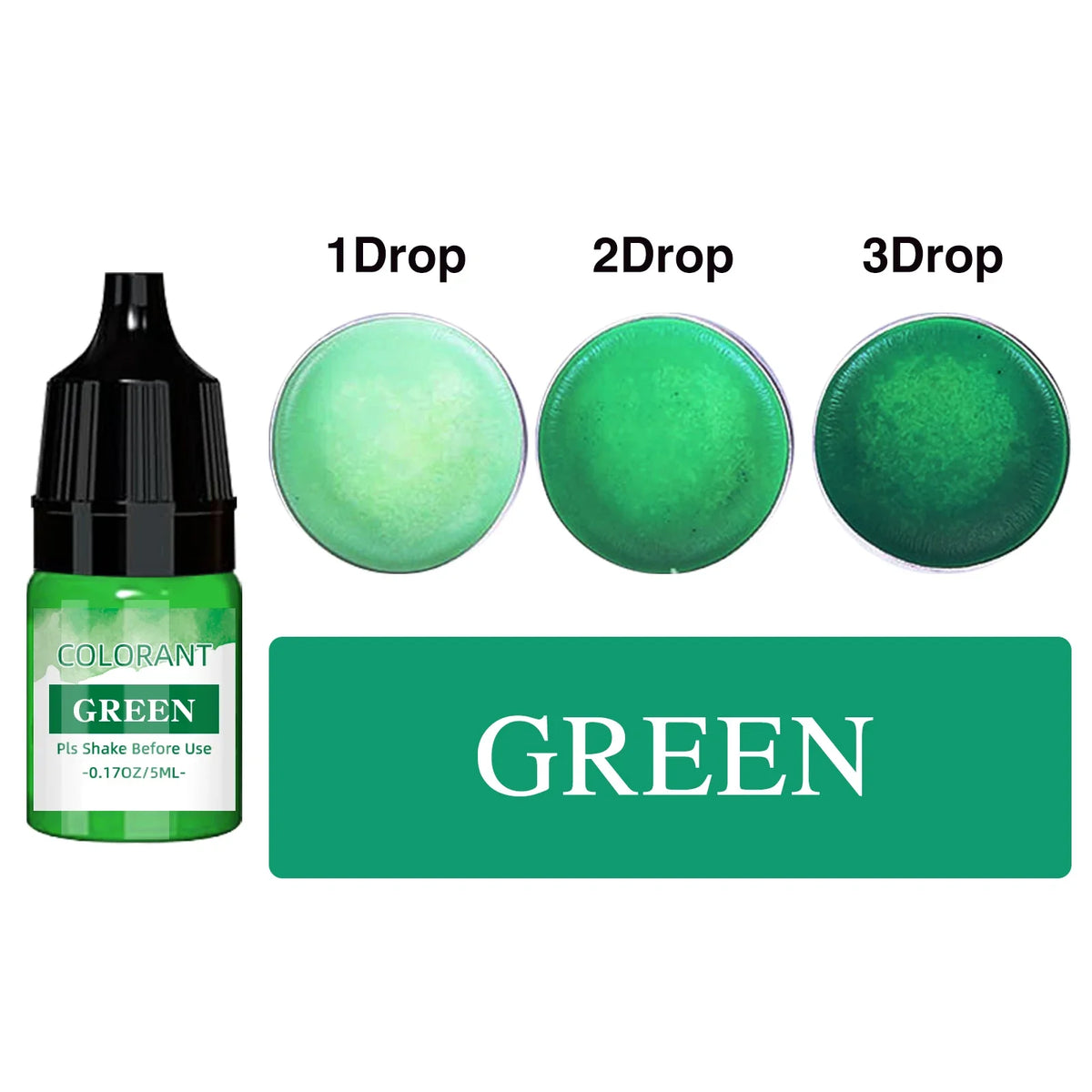 Liquid Candle & Soap Colorant 5ml — 20 Colors for Soy, Beeswax & Paraffin