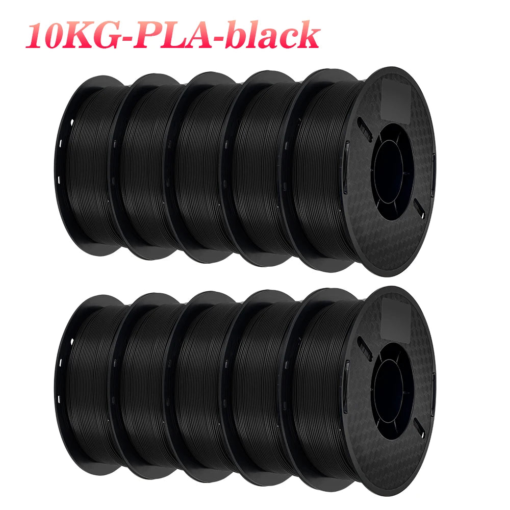 KINGROON 10KG/22LBS Multicolor PLA Filament 1KG/Roll 1.75mm For 3D Printer Material for 3D Printing 3D Printer Filament Free Shipping