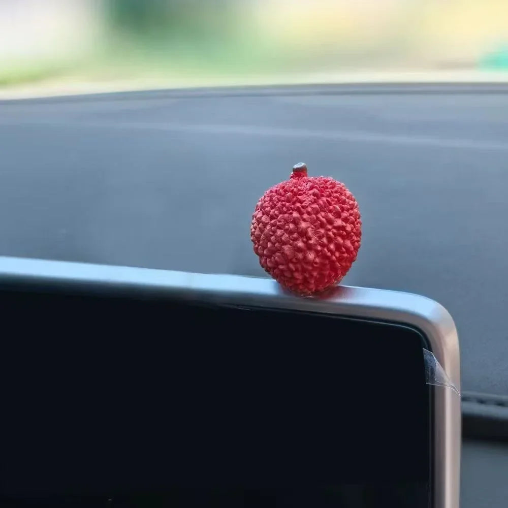 Cute Fruit-Shaped Car Dashboard Ornament, Car Dashboard Ornament Decoration