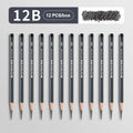 Graphite & Charcoal Sketch Pencil Set — 2H to 14B for Artists & Beginners