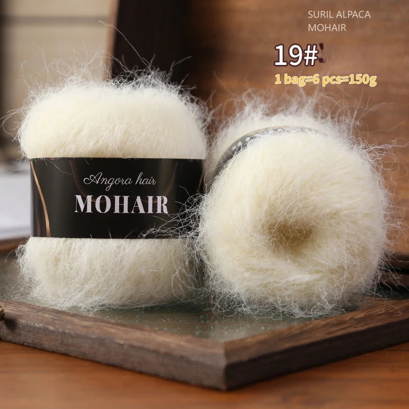 Yarn, Colorful for Crochet Sweaters, Openwork Coats, Hats & Shawls
