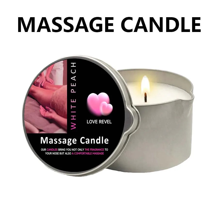 Massage Candles EVODUCK Pour Spout Tins Jasmine Lavender Rose Fragrances