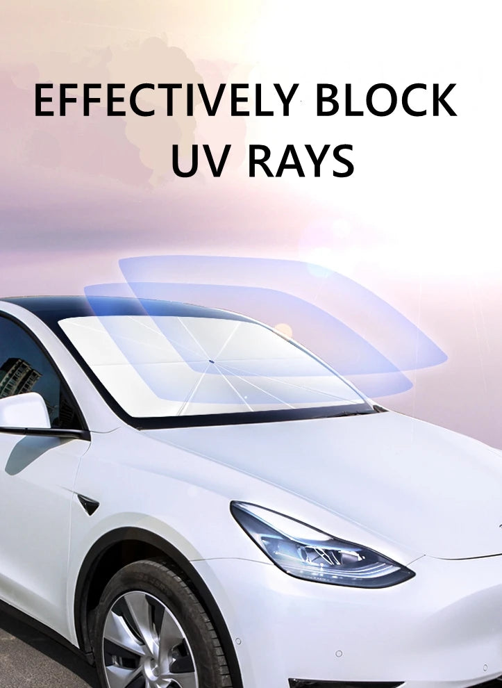 car sunshade retractable sunscreen heat Car Sun Shade UV Protector