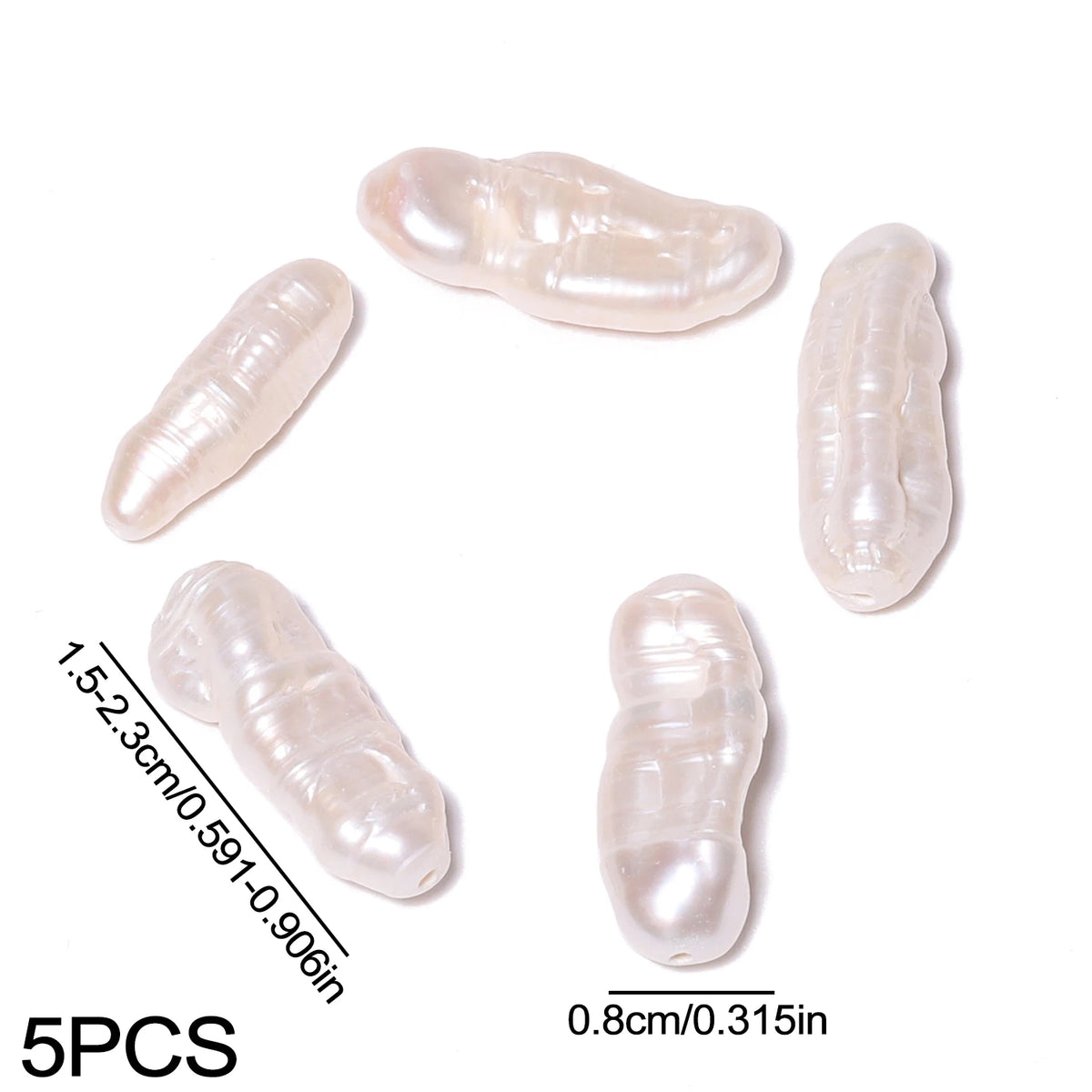 Pearl Beads Baroque-Style Irregular Mixed Shapes for DIY Jewelry Making