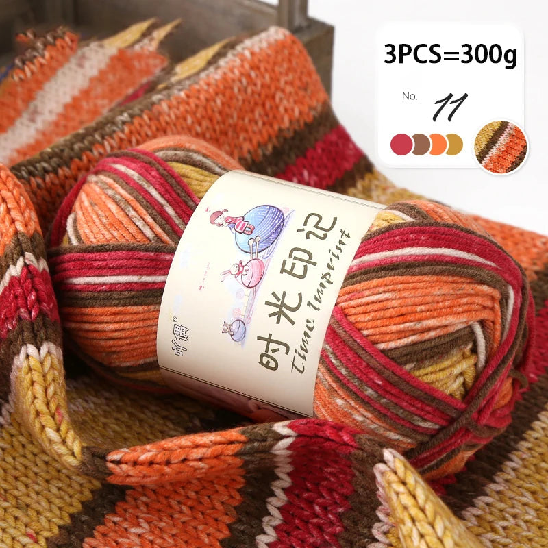 Yarn, Colorful Gradient for Sweaters, Coats, Gloves, Bags & Blankets