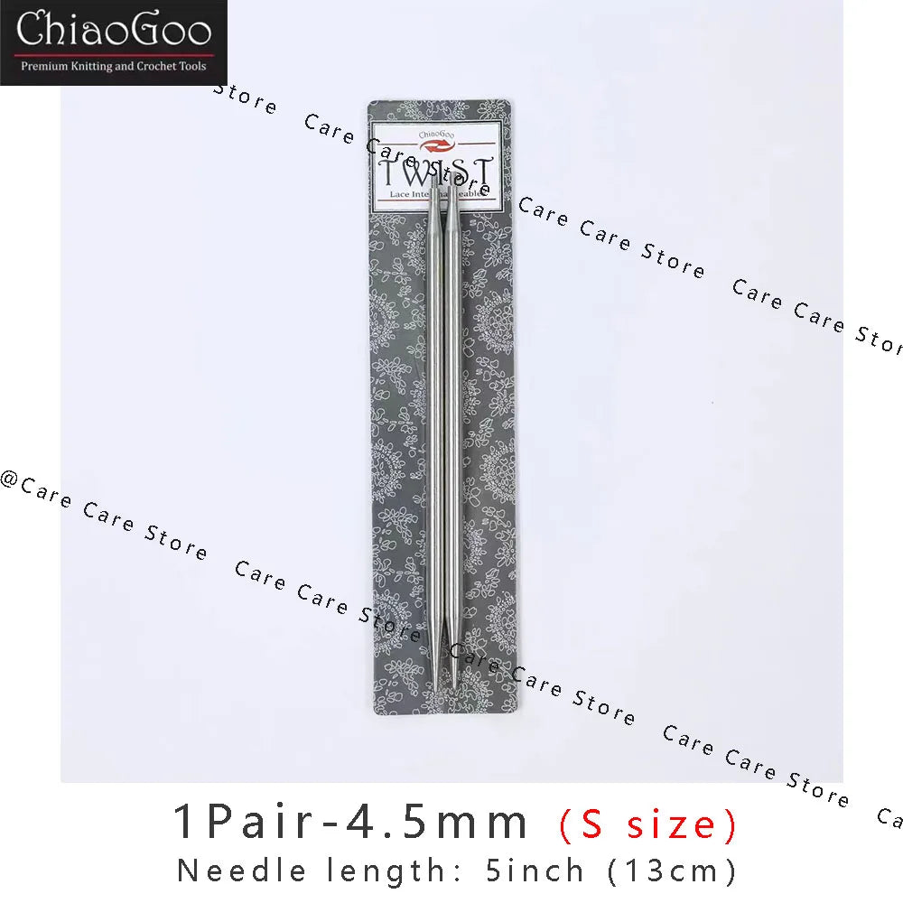 Knitting Needle Tips, ChiaoGoo TWIST Lace for Interchangeable Yarn Crafts