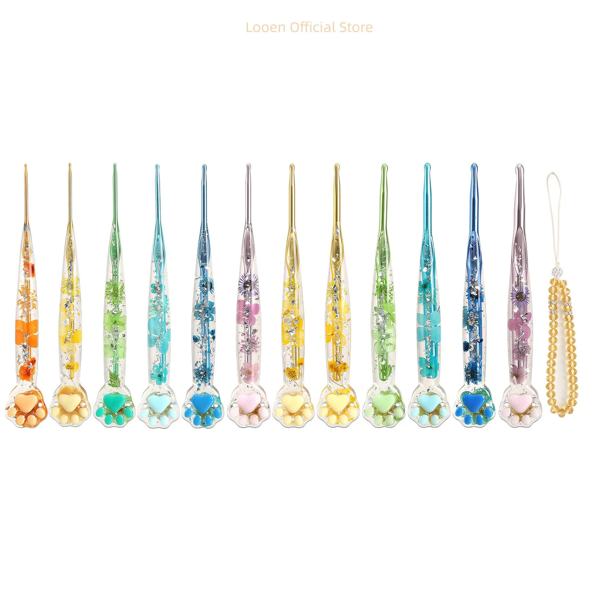 Crochet Hooks, Macaron Cat Paw Handles for Handmade Yarn & Craft Projects