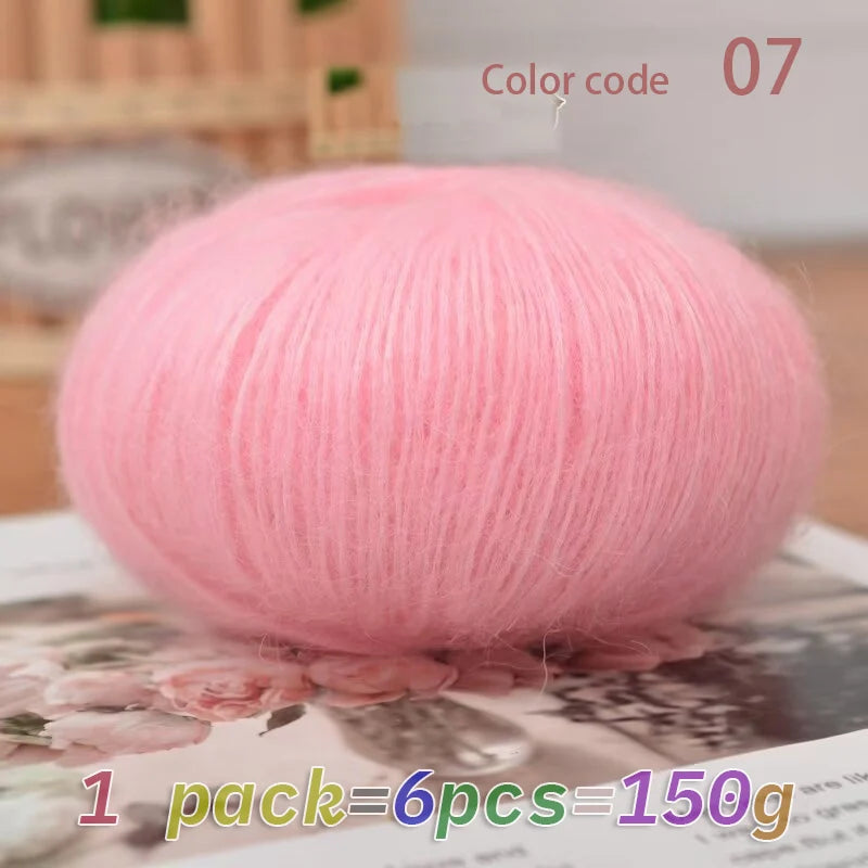Yarn, Mohair Blend for Hand Knitting, Crochet & Creative Needlecraft Projects