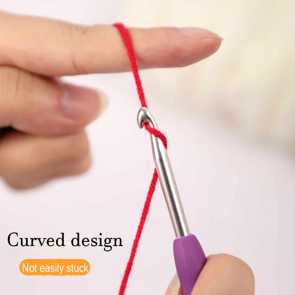 Crochet Hook, Aluminum for Handmade Yarn Crafts & Needlework Projects