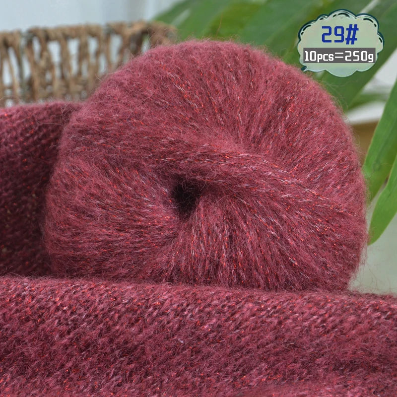 Yarn, Glitter Effect for Knitting Sweaters, Scarves, Hats & Handmade Gifts