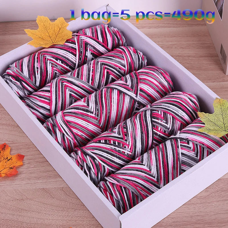 Yarn, Color Gradient for Knitting Sweaters, Scarves, Hats & Handmade Gifts
