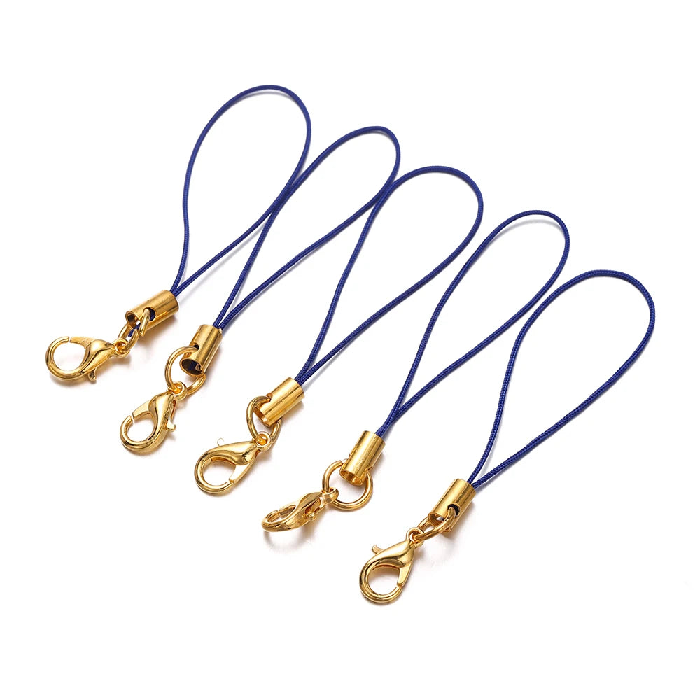 Keychain Cords with Lobster Clasps Lanyard Straps DIY Jewelry Making