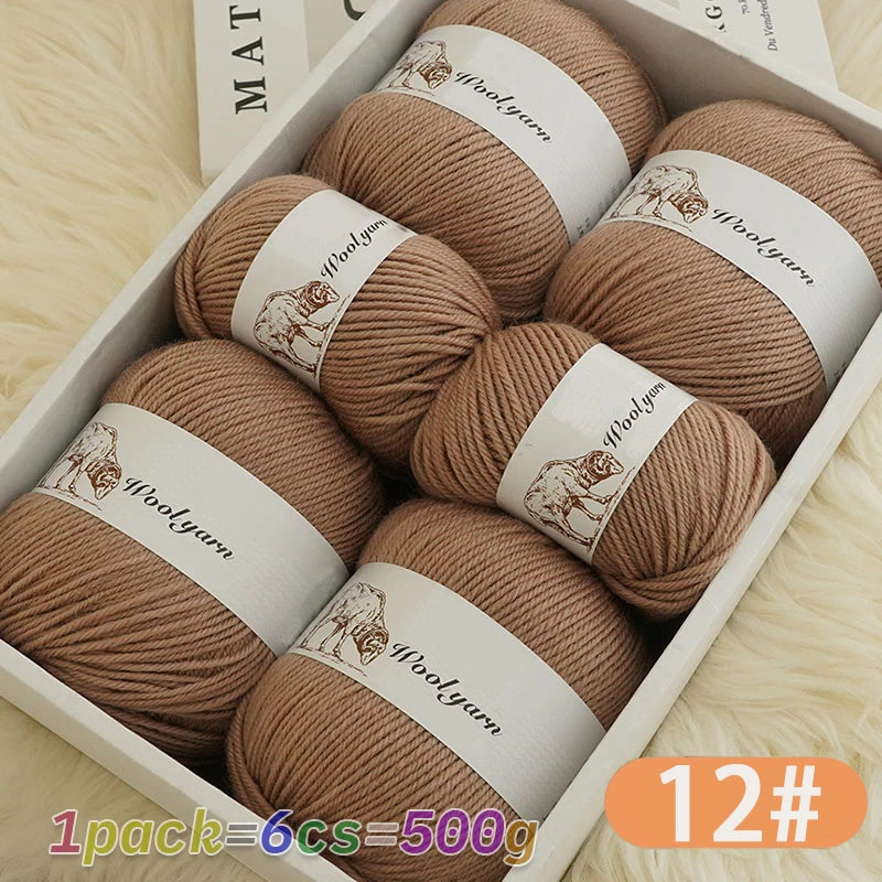Yarn, Solid Color for Handmade Scarves, Sweaters, Gloves & Winter Hats