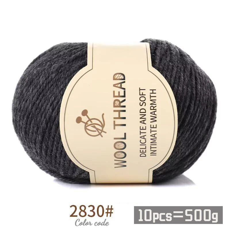 Yarn, Medium-Coarse for Handmade Sweaters, Scarves, Hats & Winter Knitwear