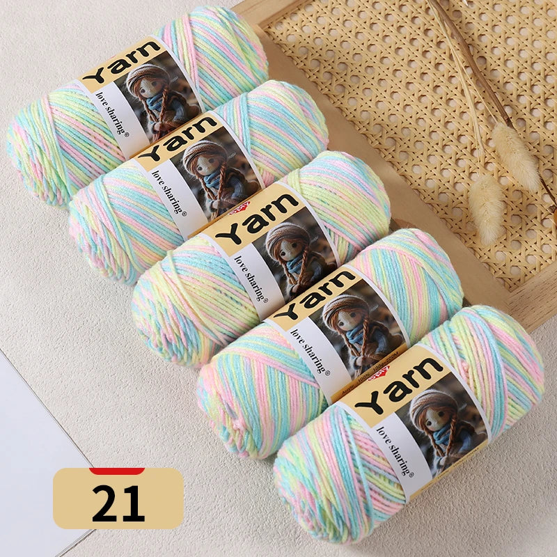 Yarn, Rainbow Gradient for Sweaters, Scarves, Hats & Handmade Blankets