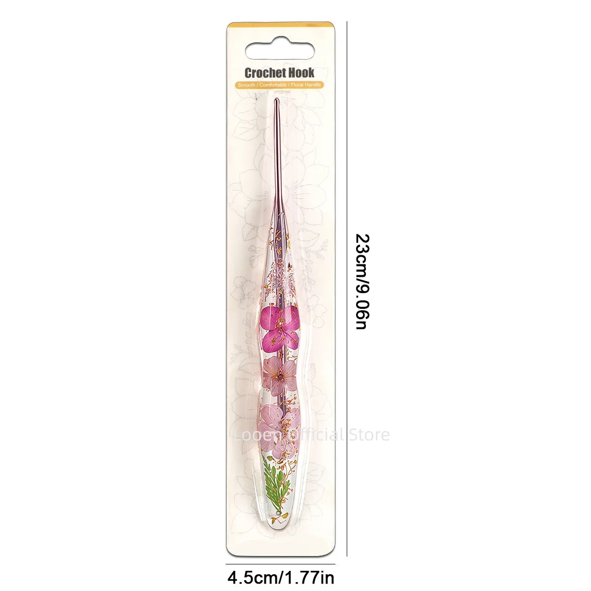 Crochet Hooks, Resin Handles for Handmade Knitting & Crochet Projects
