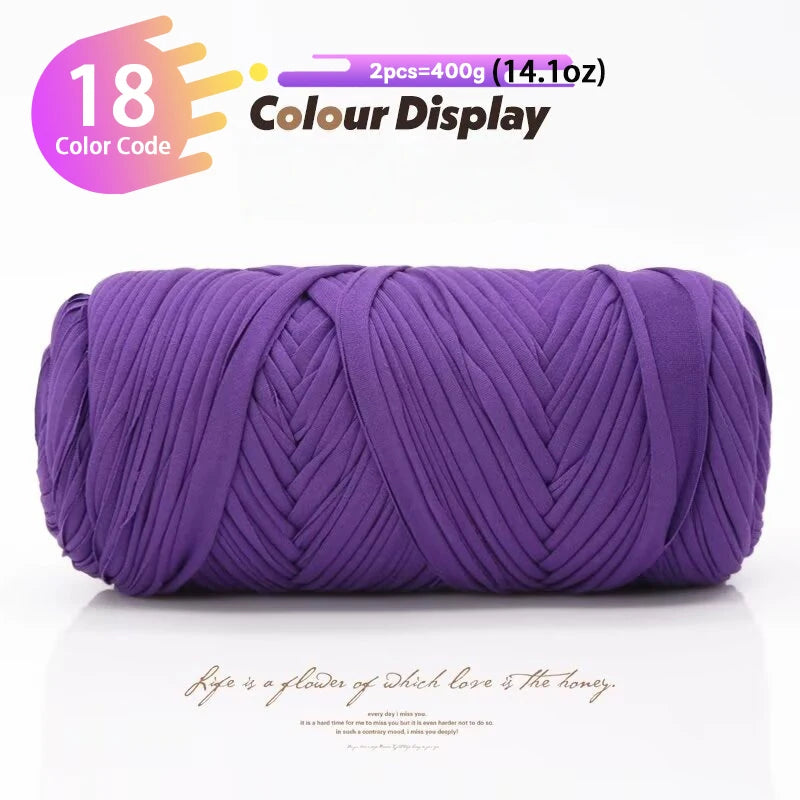 Yarn, Fabric Strip for Handmade Bags, Slippers, Hats & Storage Baskets