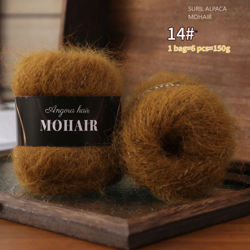 Yarn, Colorful for Crochet Sweaters, Openwork Coats, Hats & Shawls