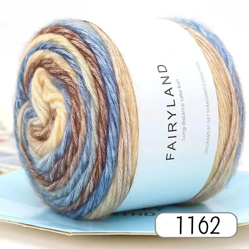 Yarn, Rainbow Gradient for Crochet Sweaters, Scarves, Hats & Shawls