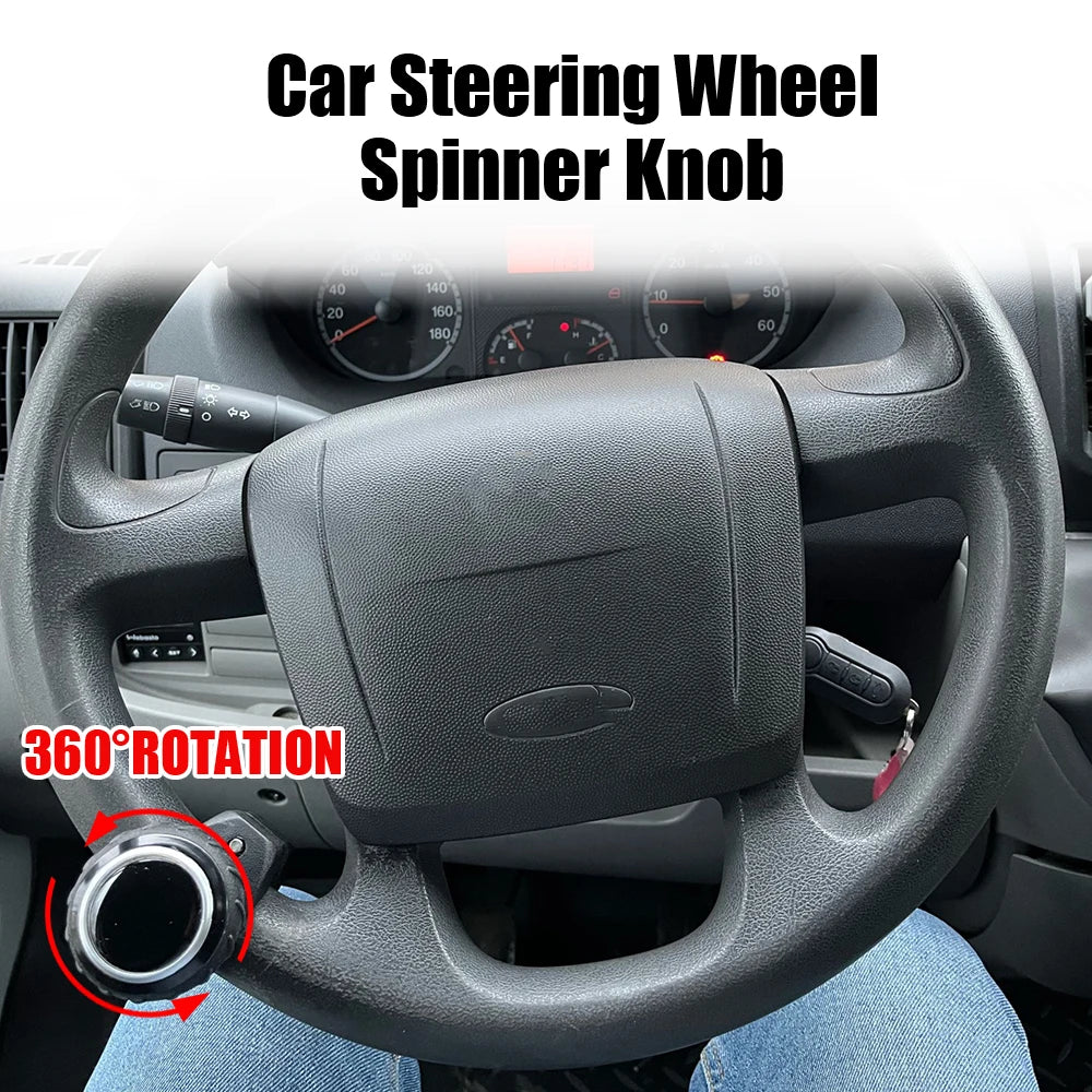 Car Steering Wheel Booster Spinner Steering Wheel Cover Anti-Slip Comfort