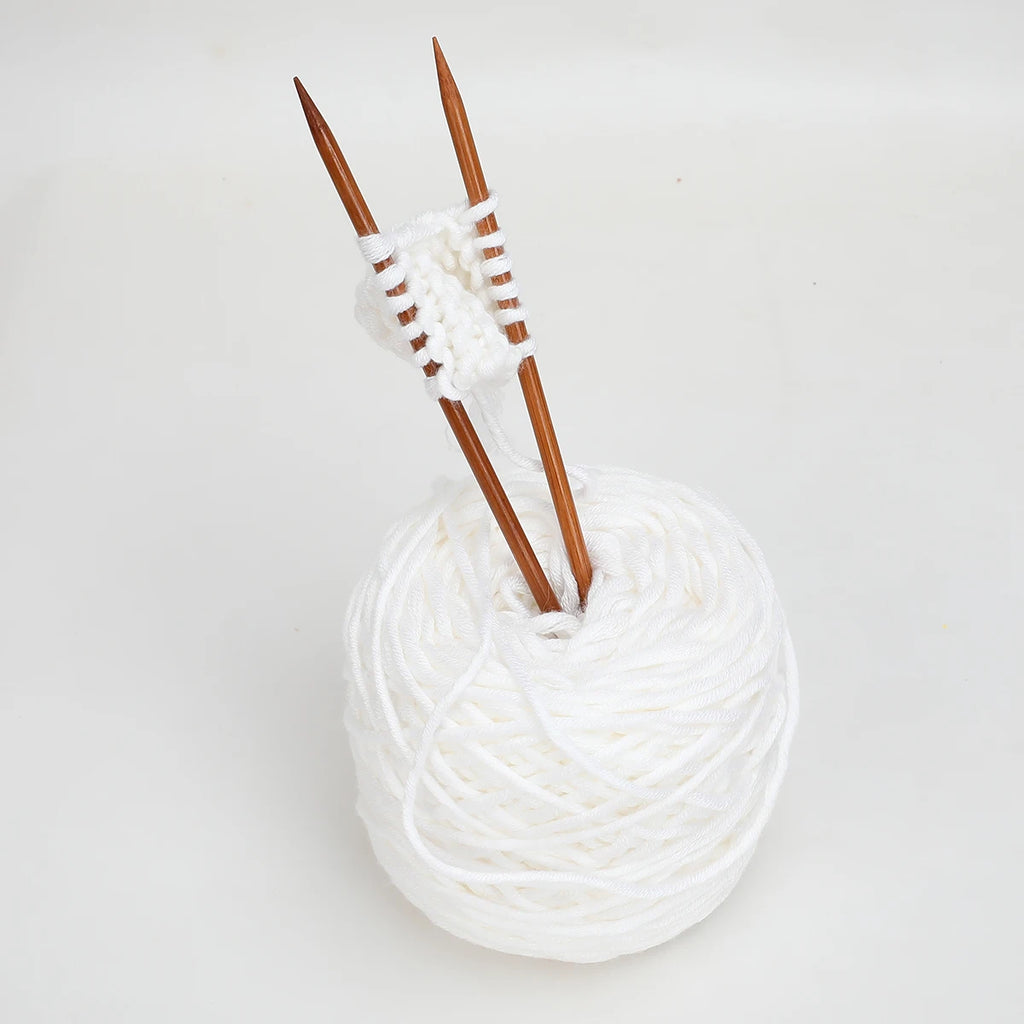 Knitting Needles, Bamboo Double-Pointed Set for Handmade Yarn Projects