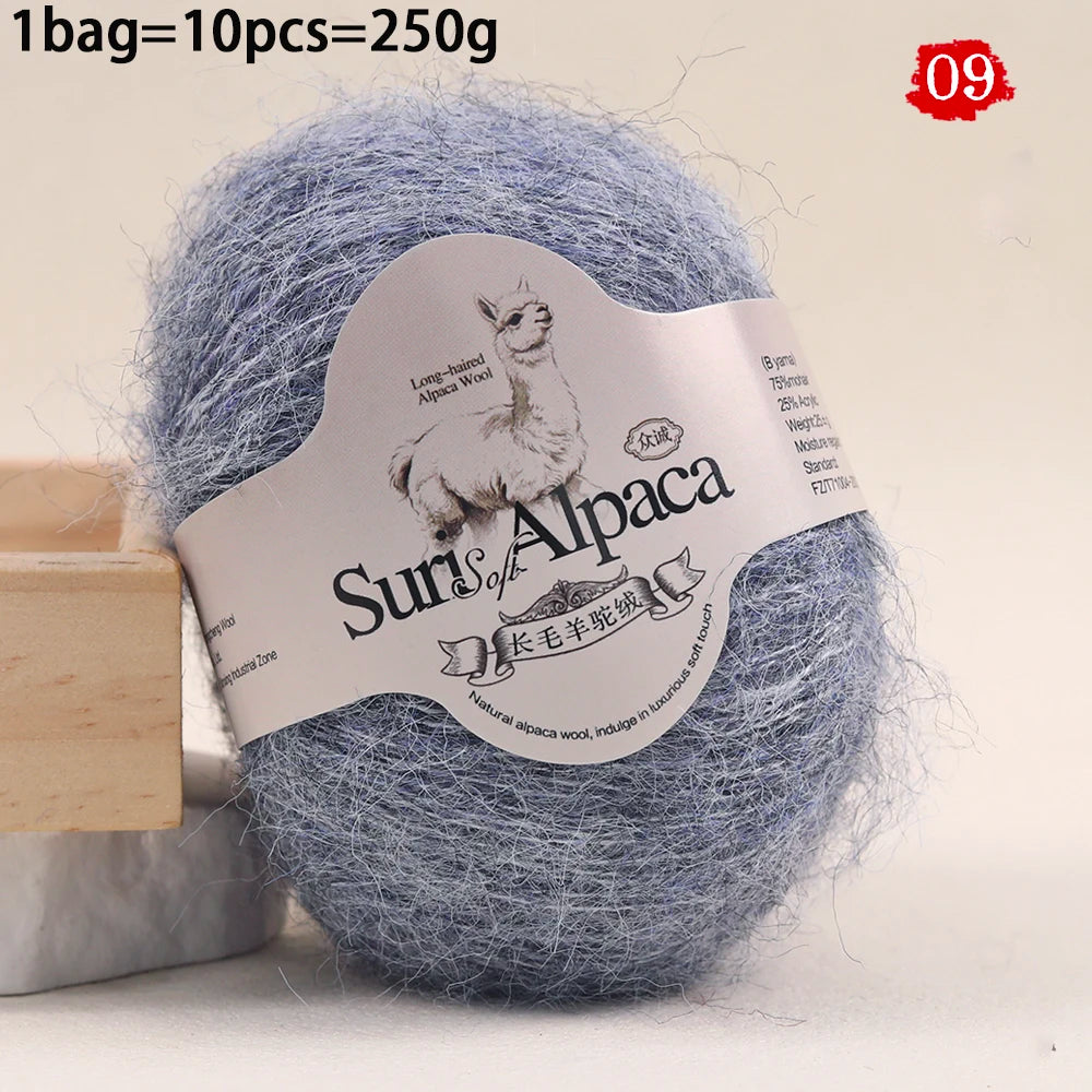 Yarn, Long-Pile Multicolor for Sweaters, Gloves, Shawls & Decorative Crafts