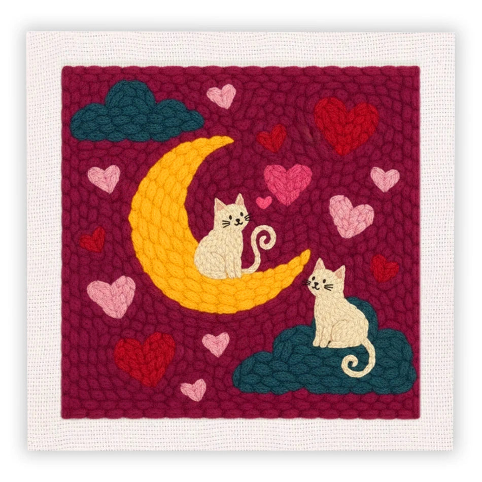 Punch Needle Kit, SDOYUNO for Beginner Embroidery & Handmade Wall Art