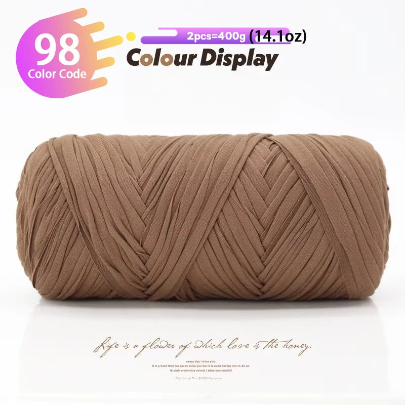 Yarn, Fabric Strip for Handmade Bags, Slippers, Hats & Storage Baskets