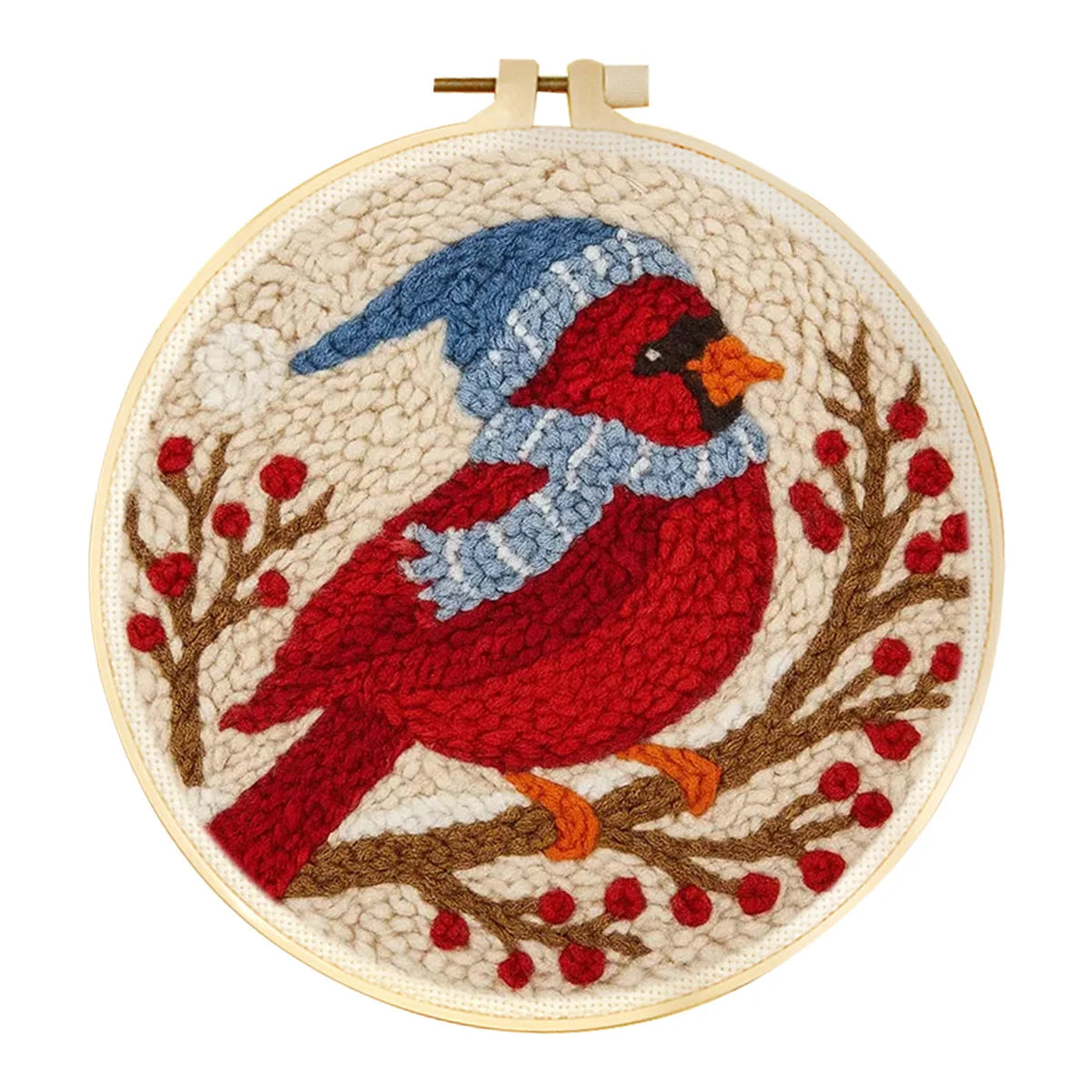 Punch Needle Kit, Hummingbird Love Design for Handmade Wall Decor & Gifts