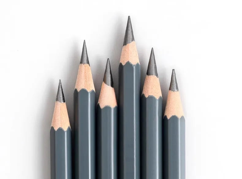 Graphite & Charcoal Sketch Pencil Set — 2H to 14B for Artists & Beginners