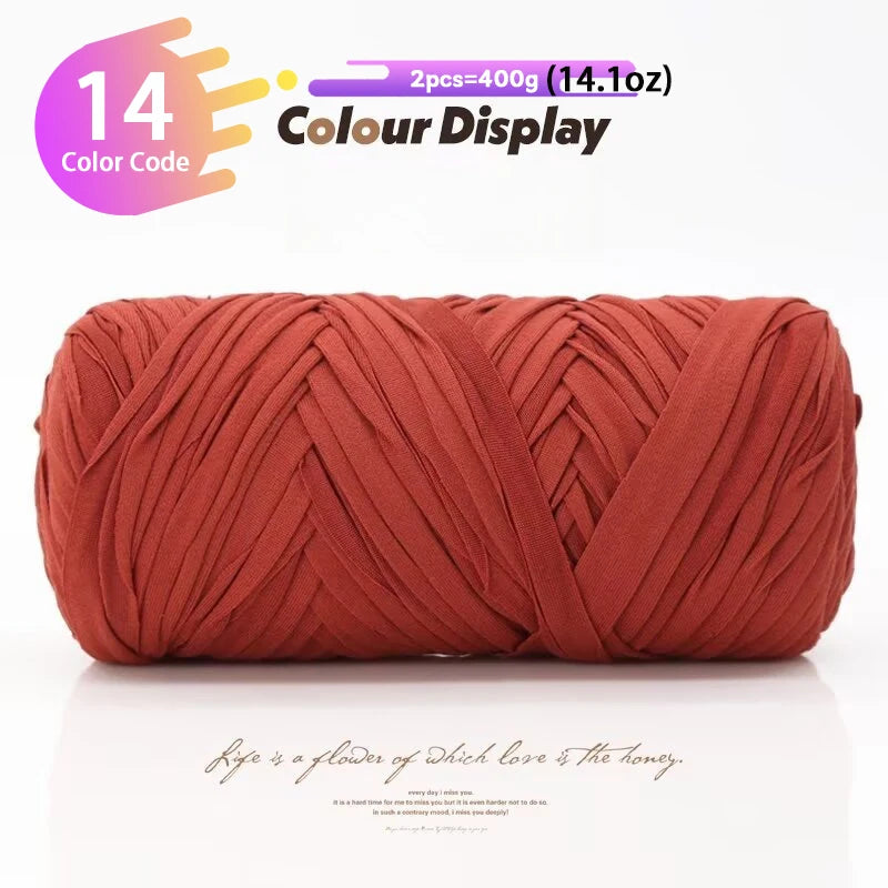 Yarn, Fabric Strip for Handmade Bags, Slippers, Hats & Storage Baskets