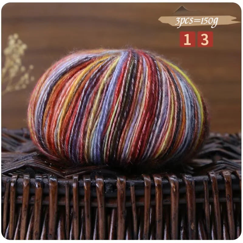 Yarn, Camouflage Colors for Hand Knitting Sweaters & Crochet Projects