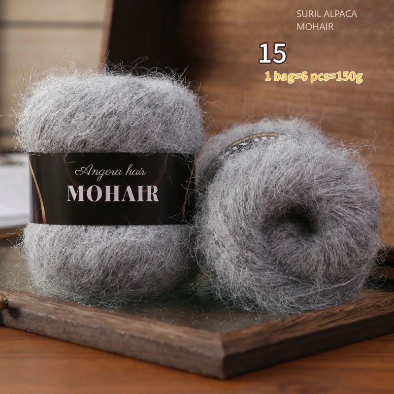 Yarn, Colorful for Crochet Sweaters, Openwork Coats, Hats & Shawls