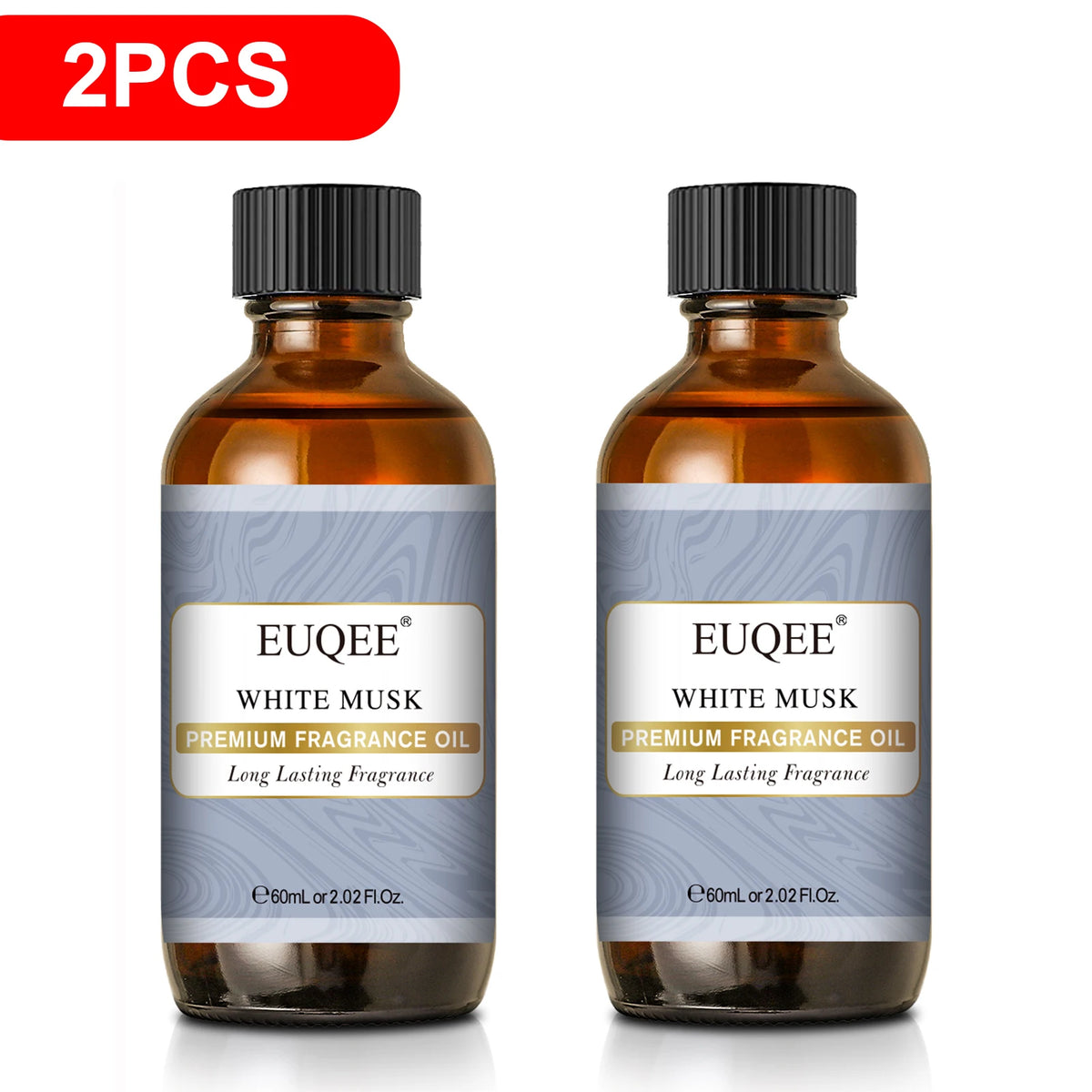 EUQEE Premium Fragrance Oil 60ml Glass Dropper Candle Soap Diffuser 13 Scents