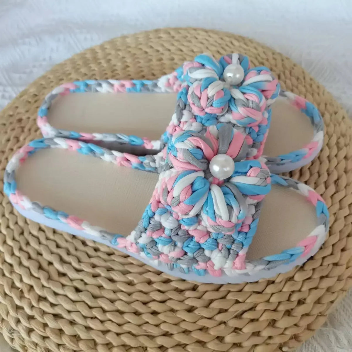Yarn, Candy-Color Fabric Strip for Crochet Bags, Slippers & Handmade Crafts